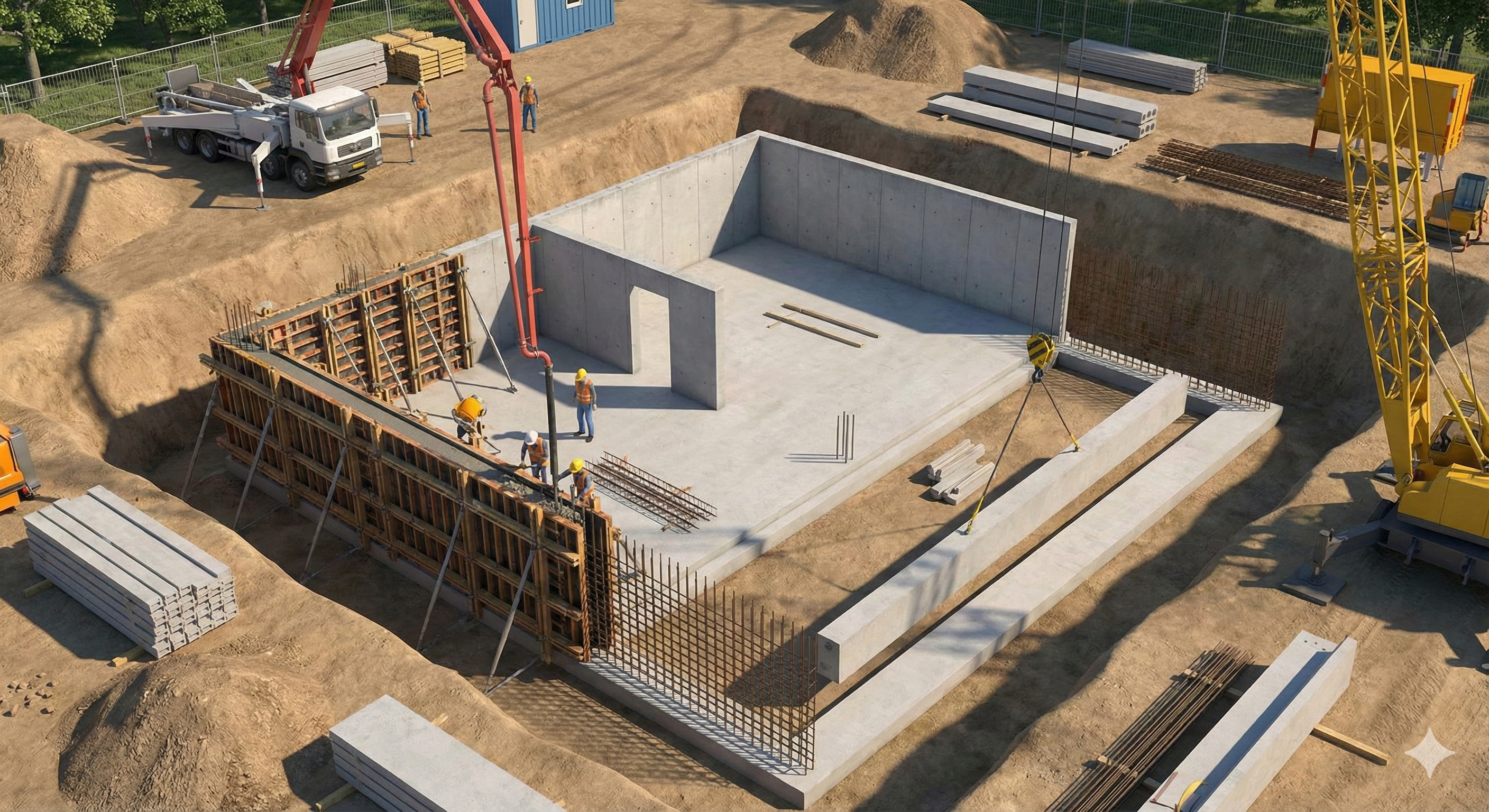 Funderingen / kelders