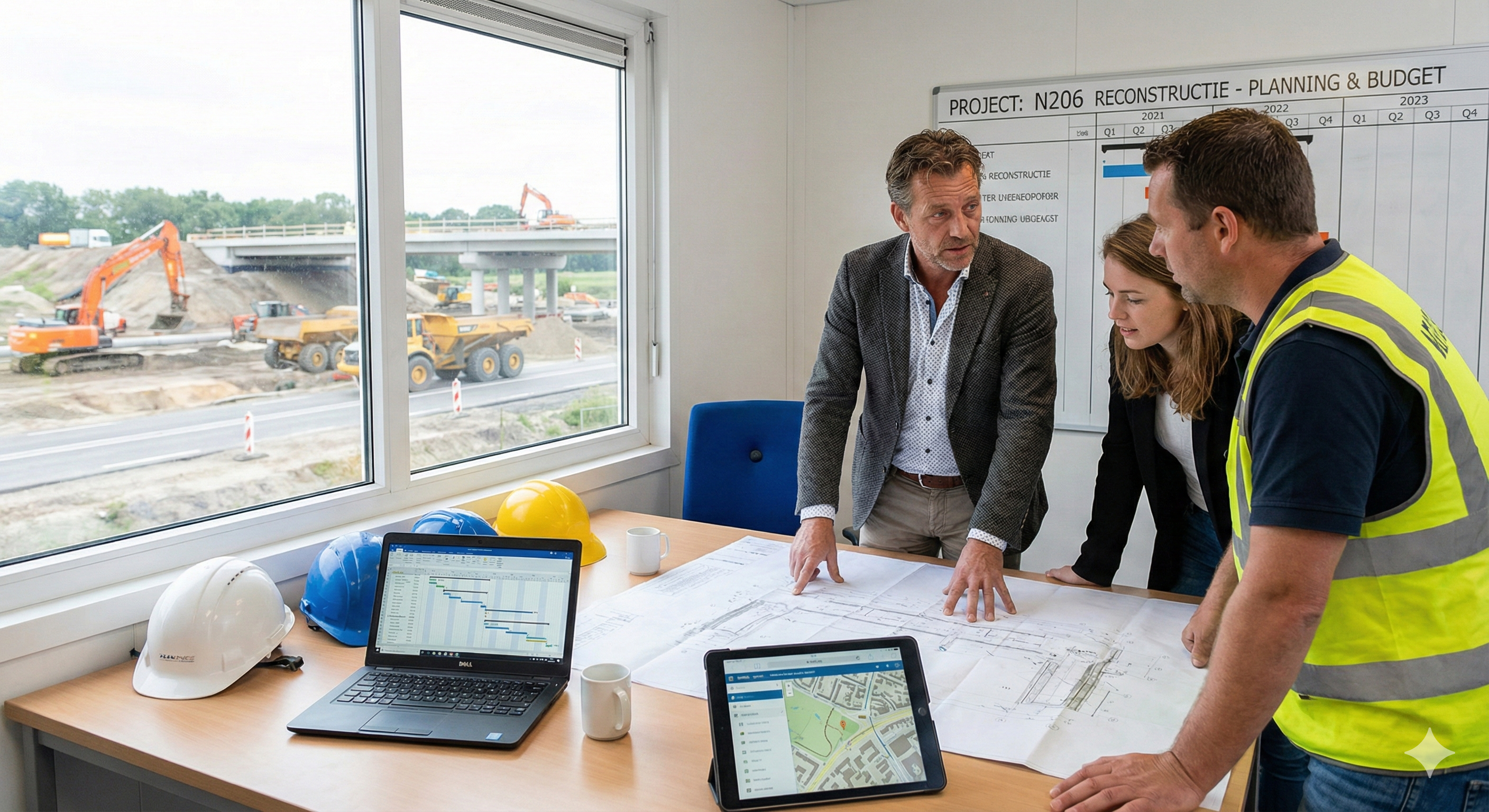 Grootschalig civiel project